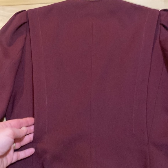 Vintage Burgundy Blazer - Picture 7 of 10